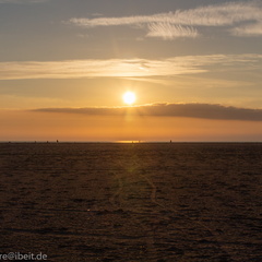 SPO Sandbank im Sonnenuntergang  - Horizont ;)