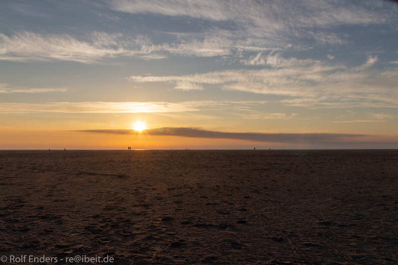 SPO Sandbank im Sonnenuntergang  - Horizont ;)